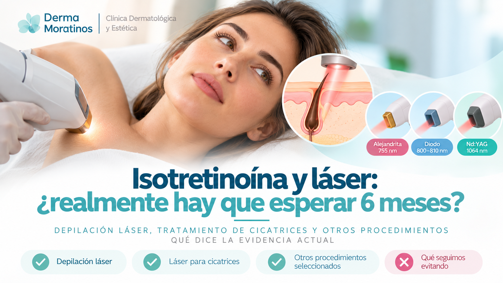 Isotretinoína y láser: ¿realmente hay que esperar 6 meses?