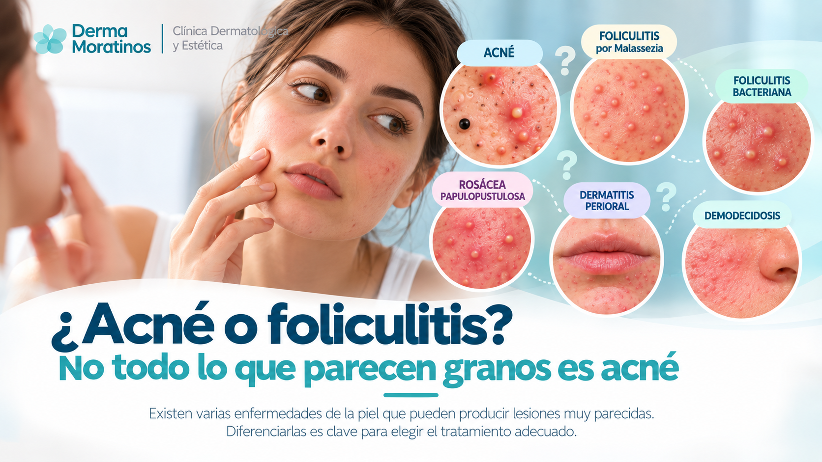 ¿Acné o foliculitis? No todo lo que parecen granos es acné