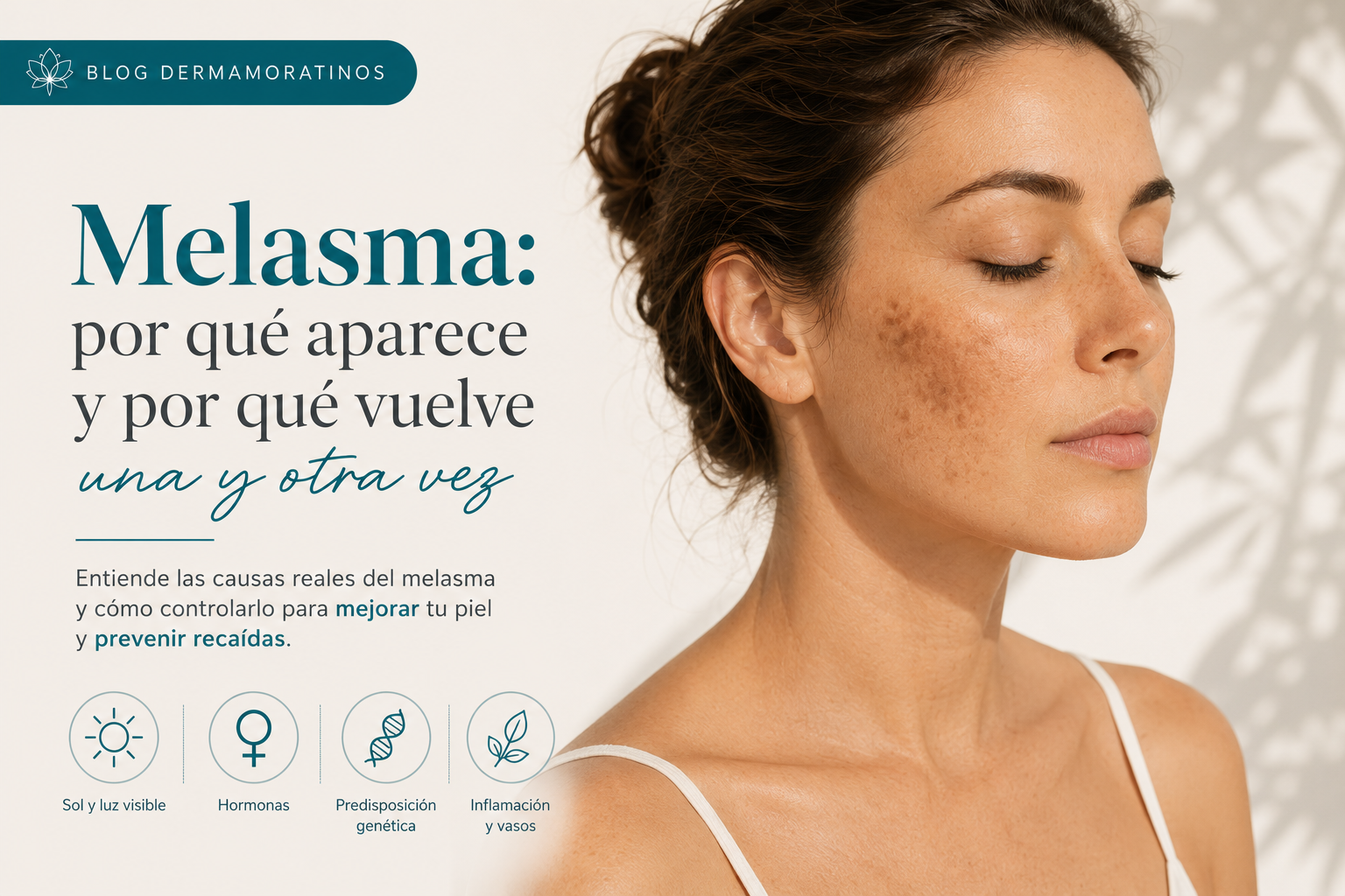 Melasma: por qué aparece y por qué vuelve una y otra vez