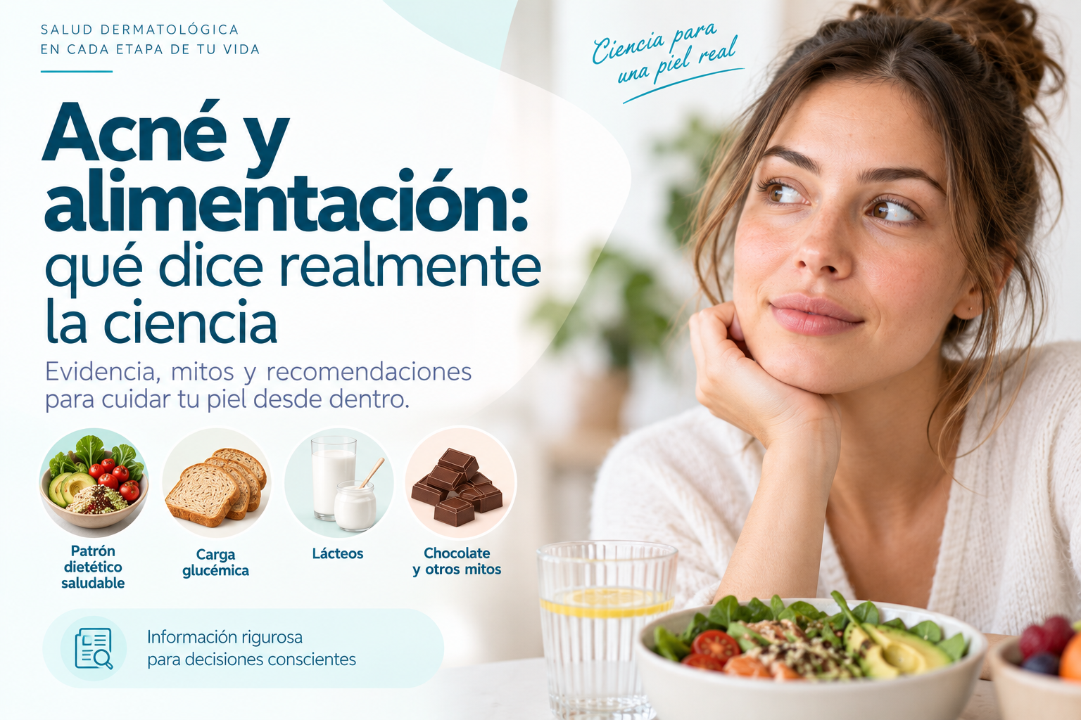Acné y alimentación: ¿qué dice realmente la ciencia?